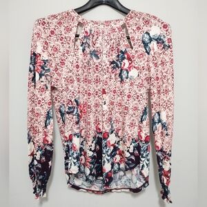 Lucky Brand Women's Floral Long Sleeve Tops Size M